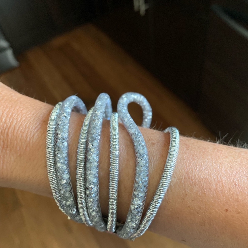 Silver Twister Bracelet - Picture 1 of 3